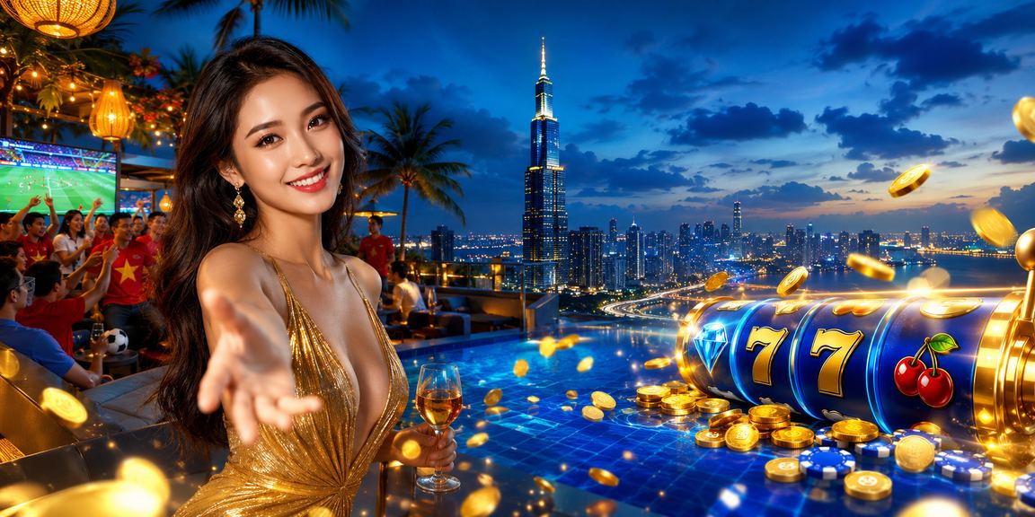 Người chơi slot game trong không khí lễ hội sôi động tại TP Hồ Chí Minh